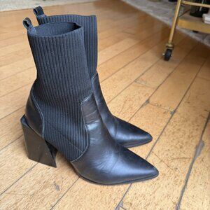 Steve Madden Black Tackle Boot